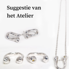 i care for u diamanten ringen en hanger set