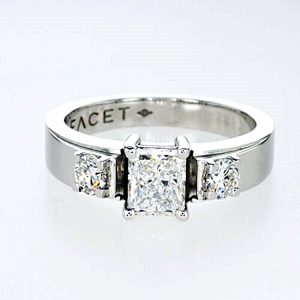 Verlovingsring Lumina - Witgoud Trilogy Diamant