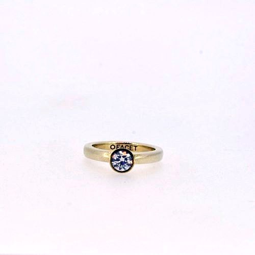 Porto Ring Porto 14kt geelgoud met 0,20 diamant